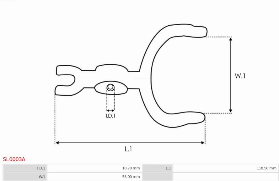 AS-PL SL0003A - Kit de réparation, démarreur cwaw.fr