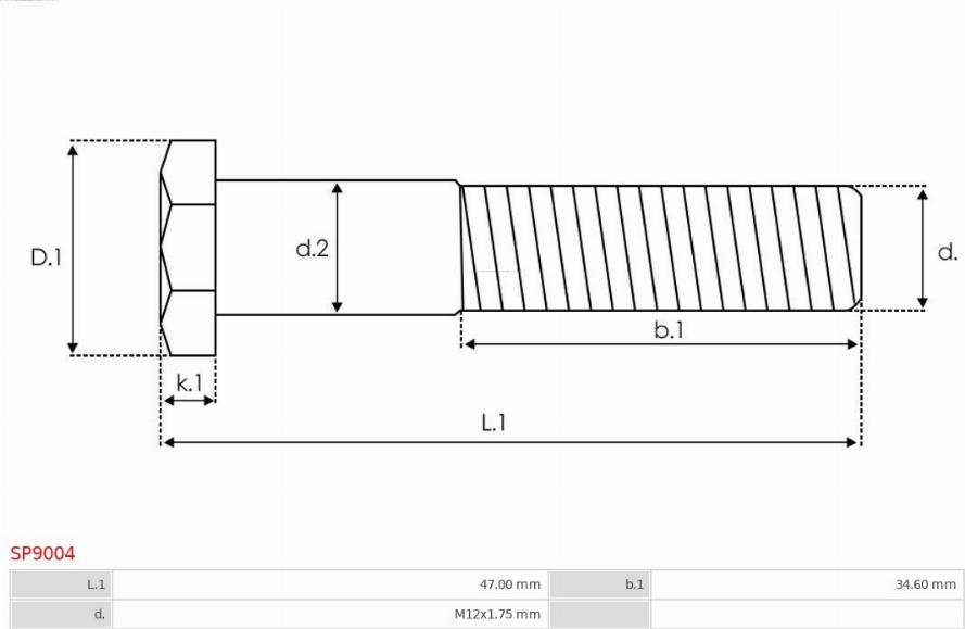 AS-PL SP9004 - Kit de réparation, démarreur cwaw.fr