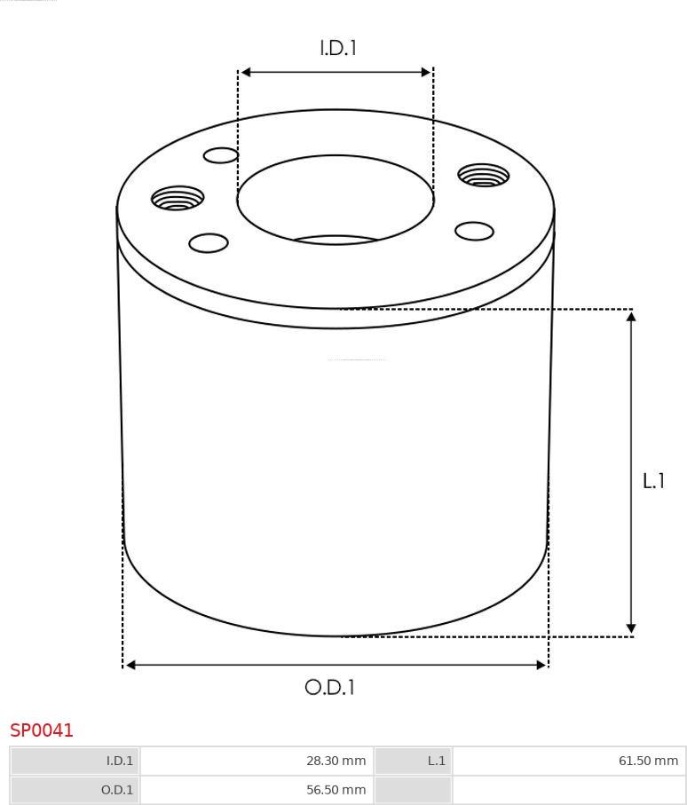 AS-PL SP0041 - Kit de réparation, démarreur cwaw.fr