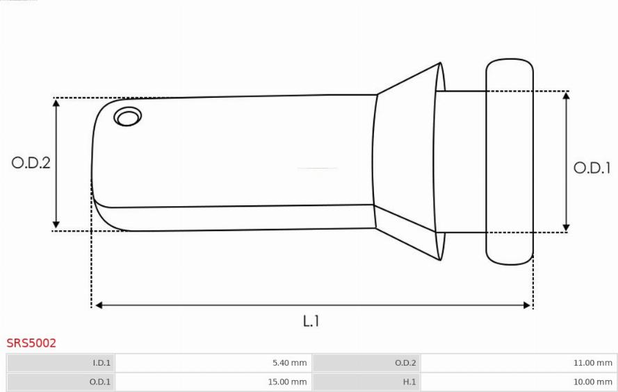 AS-PL SRS5002 - Kit de réparation, démarreur cwaw.fr