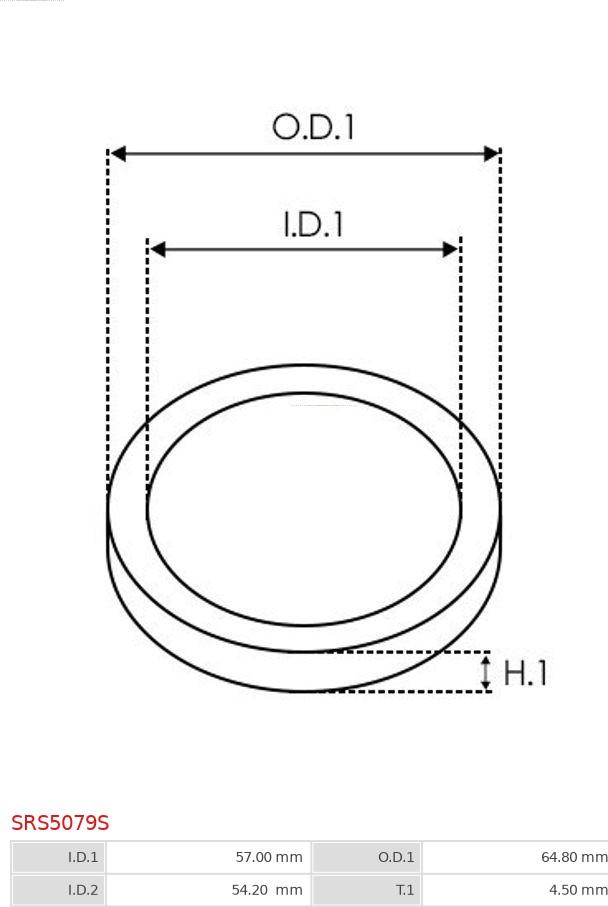 AS-PL SRS5079S - Kit de réparation, démarreur cwaw.fr