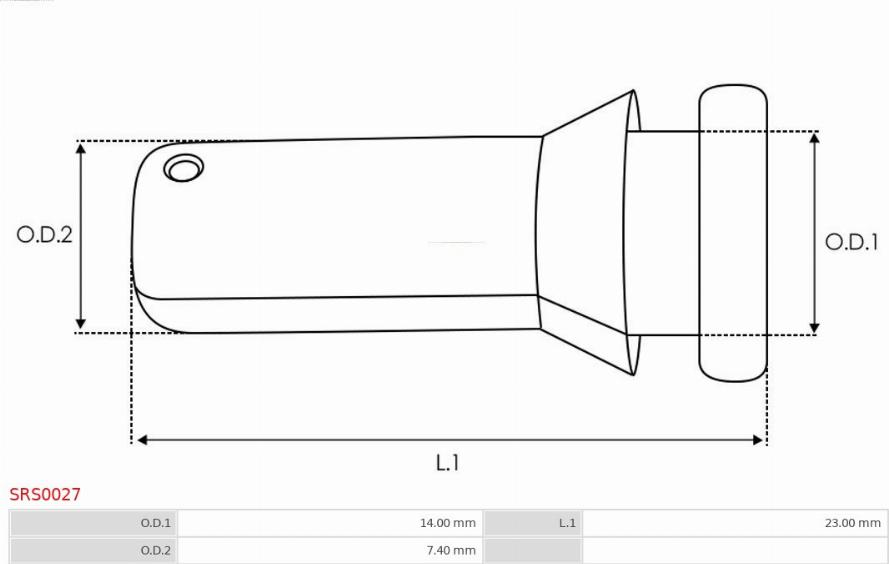 AS-PL SRS0027 - Kit de réparation, démarreur cwaw.fr