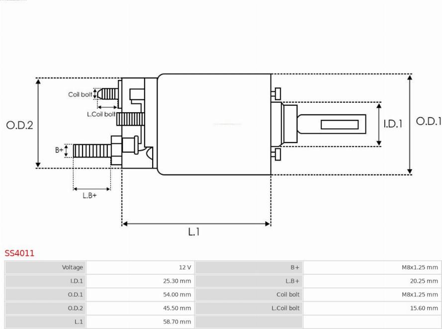 AS-PL SS4011 - Contacteur, démarreur cwaw.fr