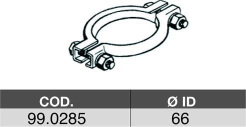 ASSO 99.0285 - Raccord de tuyau, système d'échappement cwaw.fr