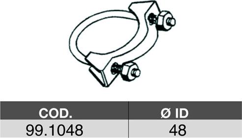 ASSO 99.1048 - Raccord de tuyau, système d'échappement cwaw.fr