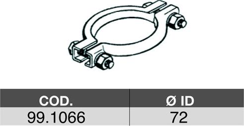 ASSO 99.1066 - Raccord de tuyau, système d'échappement cwaw.fr