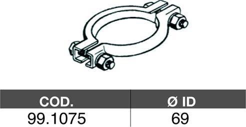 ASSO 99.1075 - Raccord de tuyau, système d'échappement cwaw.fr