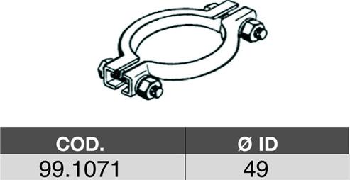 ASSO 99.1071 - Raccord de tuyau, système d'échappement cwaw.fr