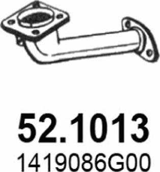 ASSO 52.1013 - Tuyau d'échappement cwaw.fr