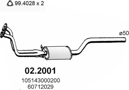 ASSO 02.2001 - Silencieux avant cwaw.fr