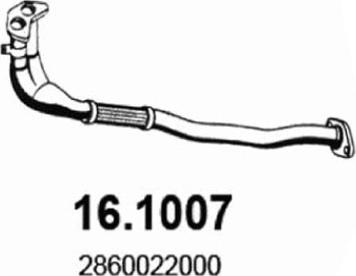 ASSO 16.1007 - Tuyau d'échappement cwaw.fr