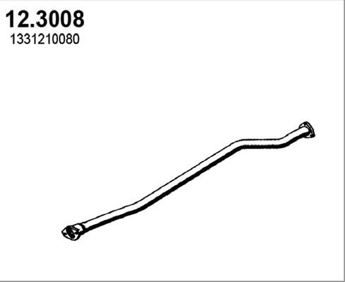 ASSO 12.3008 - Tuyau d'échappement cwaw.fr