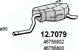 ASSO 12.7079 - Silencieux arrière cwaw.fr