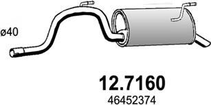 ASSO 12.7160 - Silencieux arrière cwaw.fr