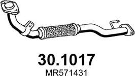 ASSO 30.1017 - Tuyau d'échappement cwaw.fr