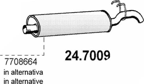 ASSO 24.7009 - Silencieux arrière cwaw.fr