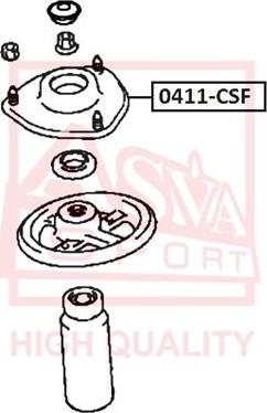 ASVA 0411-CSF - Coupelle de suspension cwaw.fr