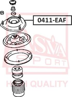 ASVA 0411-EAF - Coupelle de suspension cwaw.fr