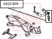 ASVA 0420-505 - Rotule de suspension cwaw.fr