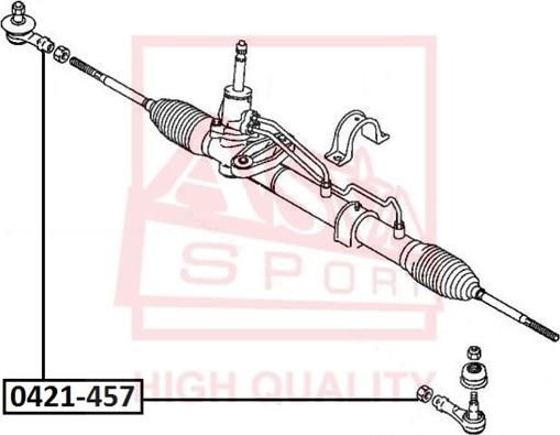 ASVA 0421-457 - Rotule de barre de connexion cwaw.fr