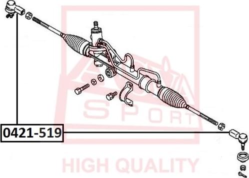 ASVA 0421-519 - Rotule de barre de connexion cwaw.fr