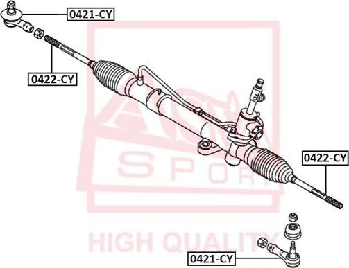 ASVA 0421-CY - Rotule de barre de connexion cwaw.fr