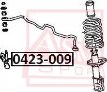 ASVA 0423-009 - Entretoise / tige, stabilisateur cwaw.fr