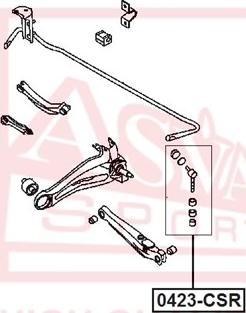 ASVA 0423-CSR - Entretoise / tige, stabilisateur cwaw.fr