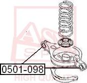 ASVA 0501-098 - Suspension, bras de liaison cwaw.fr