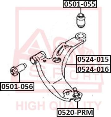 ASVA 0520-PRM - Rotule de suspension cwaw.fr