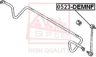 ASVA 0523-DEMNF - Entretoise / tige, stabilisateur cwaw.fr