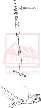 ASVA 0103-KSP90RU - Coupelle de suspension cwaw.fr