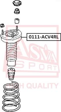 ASVA 0111-ACV4RL - Coupelle de suspension cwaw.fr