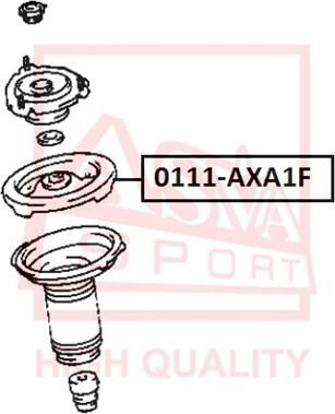 ASVA 0111-AXA1F - Coupelle de suspension cwaw.fr