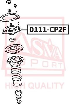 ASVA 0111-CP2F - Coupelle de suspension cwaw.fr