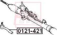 ASVA 0121-421 - Rotule de barre de connexion cwaw.fr