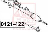 ASVA 0121-422 - Rotule de barre de connexion cwaw.fr