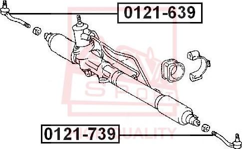 ASVA 0121-639 - Rotule de barre de connexion cwaw.fr