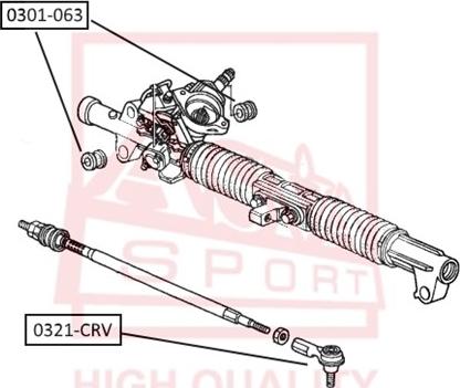 ASVA 0321-CRV - Rotule de barre de connexion cwaw.fr