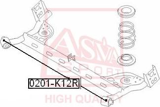 ASVA 0201-K12R - Suspension, bras de liaison cwaw.fr