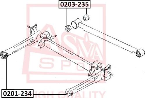 ASVA 0203-235 - Coupelle de suspension cwaw.fr