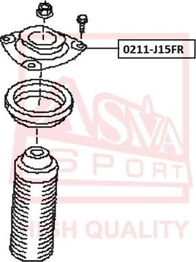 ASVA 0211-J15FR - Coupelle de suspension cwaw.fr