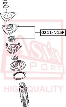 ASVA 0211-N15F - Coupelle de suspension cwaw.fr