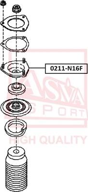 ASVA 0211-N16F - Coupelle de suspension cwaw.fr