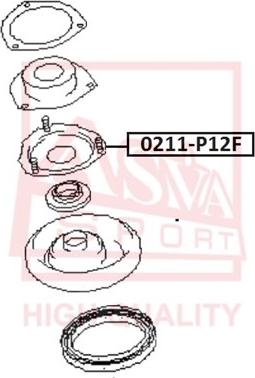 ASVA 0211-P12F - Coupelle de suspension cwaw.fr