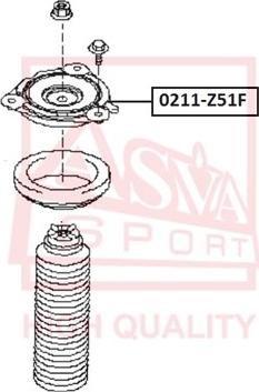 ASVA 0211-Z51F - Coupelle de suspension cwaw.fr