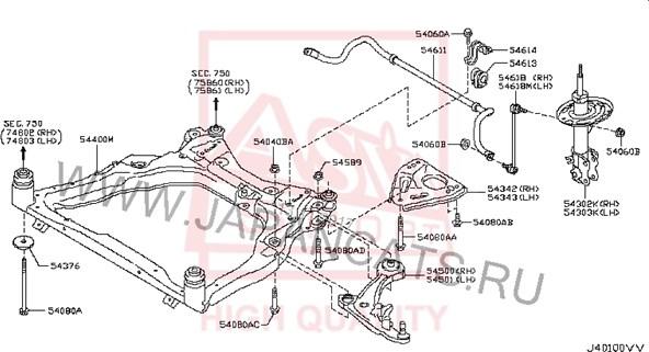 ASVA 0224-055 - Bras de liaison, suspension de roue cwaw.fr