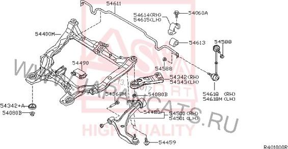 ASVA 0220-V35RU - Rotule de suspension cwaw.fr