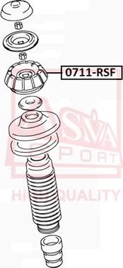 ASVA 0711-RSF - Coupelle de suspension cwaw.fr