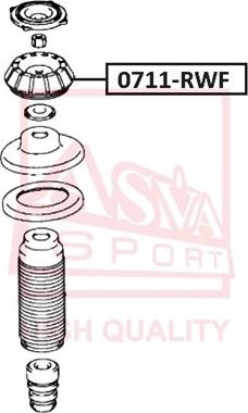 ASVA 0711-RWF - Coupelle de suspension cwaw.fr